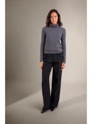 Perfect Cashmere Kaszmirowy golf w kolorze antracytowym rozmiar: S. Czarne golfy Perfect Cashmere, s, bez wzorów, z kaszmiru, bez ramiączek. Za 478.99 zł.