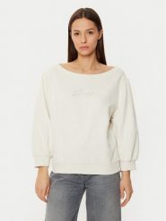 BOSS Bluza 50538987 Kremowy Relaxed Fit. Białe bluzy sportowe Boss, m, bez wzorów, z bawełny, bez kaptura. Za 290.99 zł.