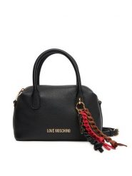 LOVE MOSCHINO Torebka JC4305PP0MK1100A Czarny. Czarne torebki klasyczne Love Moschino, bez wzorów, ze skóry, bez dodatków. Za 1,139.00 zł.