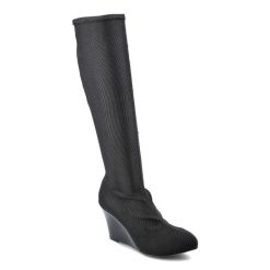 Czarne Kozaki Massimo Poli Damskie Eleganckie Buty. Czarne kozaki Massimo POLI, ze skóry, bez obcasa, na koturnie, bez zapięcia. Za 289.00 zł.
