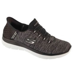 Buty sportowe Sneakersy damskie, Summits - Dazzling Haze. Czarne obuwie sportowe Skechers, bez zapięcia, trekkingowe, Skechers Sport. Za 279.99 zł.