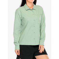 Koszula przeciw komarom damska Royal Robbins Expedition III L/S. Zielone koszule ROYAL ROBBINS, l, bez wzorów, casualowe, bez kołnierzyka, bez ramiączek. Za 335.99 zł.