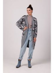 Be Wear Kardigan w kolorze szarym rozmiar: onesize. Szare kardigany Be Wear, bez wzorów. Za 136.45 zł.