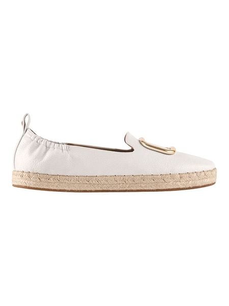 Högl Skórzane espadryle w kolorze białym rozmiar: 41,5. Białe espadryle Högl, bez wzorów, bez obcasa, bez zapięcia. Za 269.95 zł.