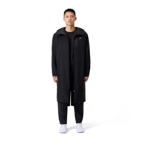 Kurtka Sportowa Parka Speedo Pro Parka. Czarne parki Speedo, uniwersalny, z materiału, eleganckie, bez kaptura. Za 857.99 zł.