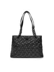 Kurt Geiger Torebka Kensington Drench 1269100109 Czarny. Czarne torebki klasyczne Kurt Geiger, bez wzorów, ze skóry, bez dodatków. Za 1,319.00 zł.