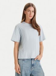 Reebok T-Shirt Suzie RK25505CCW Błękitny Relaxed Fit. Niebieskie t-shirty Reebok, l, bez wzorów, z bawełny, bez kołnierzyka, bez ramiączek. Za 79.99 zł.