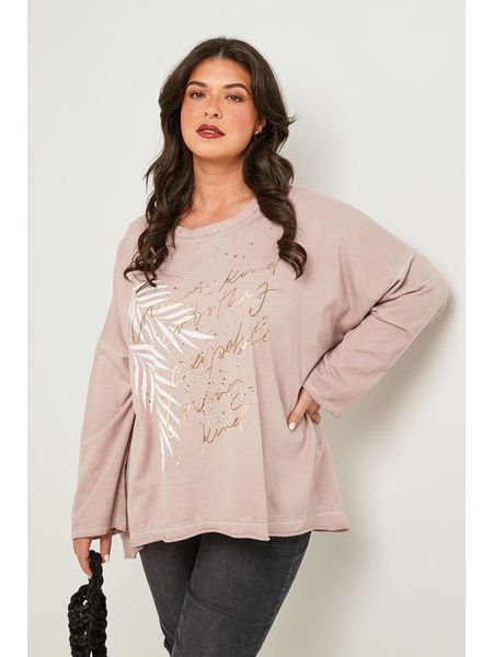 Curvy Lady Koszulka w kolorze jasnoróżowym rozmiar: 44/46. Różowe bluzki Curvy Lady, bez wzorów, klasyczne, bez kołnierzyka, bez ramiączek. Za 149.66 zł.