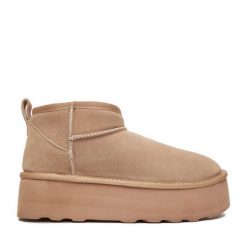 Śniegowce DeeZee. Brązowe trapery i śniegowce DeeZee. Za 349.99 zł.