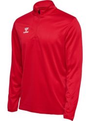 Bluza hmlESSENTIAL HALF-ZIP. Niebieskie bluzy Hummel, m, bez wzorów, z materiału, bez kaptura. Za 170.20 zł.