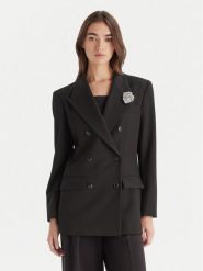 HUGO Marynarka Amelora 50547694 Czarny Oversize. Czarne marynarki i żakiety Hugo, bez wzorów, z syntetyku. Za 1,539.00 zł.