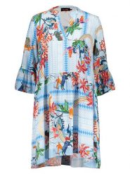 Miss goodlife Sukienka w kolorze błękitnym rozmiar: S. Niebieskie sukienki miss goodlife, s, bez wzorów, z wiskozy, bez kołnierzyka, bez ramiączek, midi. Za 92.64 zł.