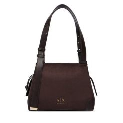 Torebka Armani Exchange. Brązowe torebki klasyczne Armani Exchange, bez wzorów, bez dodatków. Za 679.99 zł.