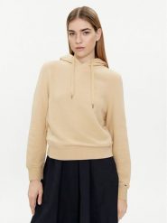 Tommy Hilfiger Bluza 1985 WW0WW40274 Beżowy Regular Fit. Brązowe bluzy TOMMY HILFIGER, xl, bez wzorów, z bawełny, bez kaptura. Za 339.99 zł.