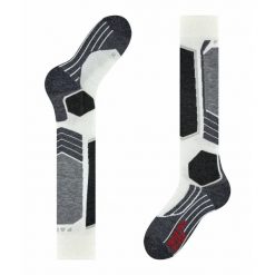 Podkolanówki damskie Falke SK2. Białe skarpety Falke, bez wzorów. Za 231.50 zł.