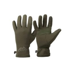 Rękawice turystyczne jesienno zimowe Tracker Outback. Zielone rękawiczki HELIKON-TEX, bez wzorów, z tkaniny, sportowe. Za 108.99 zł.