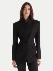 PINKO Marynarka Fausta 106098 A306 Czarny Regular Fit. Czarne marynarki i żakiety Pinko, bez wzorów, z wełny. Za 2,189.00 zł.