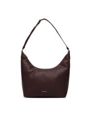 Calvin Klein Torebka LV04F3891G Bordowy. Czerwone torebki klasyczne Calvin Klein, bez wzorów, ze skóry, bez dodatków. Za 569.99 zł.