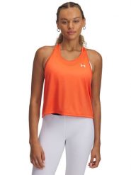 Under Armour Top sportowy w kolorze pomarańczowym rozmiar: S. Pomarańczowe koszulki sportowe Under Armour, bez wzorów, bez ramiączek, outdoorowe. Za 59.95 zł.