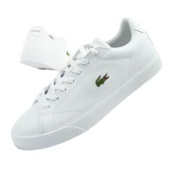 Buty sportowe damskie Lacoste Lerond Set 125 2 CFA trampki. Białe obuwie sportowe Lacoste, bez zapięcia, trekkingowe. Za 399.00 zł.