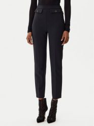Elisabetta Franchi Spodnie materiałowe PA-120-56E2-V340 Czarny Regular Fit. Czarne spodnie materiałowe Elisabetta Franchi, bez wzorów, z materiału. Za 1,479.00 zł.