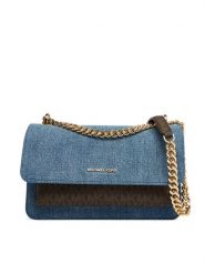 MICHAEL Michael Kors Torebka 30S6GC7L3C Niebieski. Niebieskie listonoszki MICHAEL Michael Kors, bez wzorów, z materiału, bez dodatków. Za 1,159.00 zł.