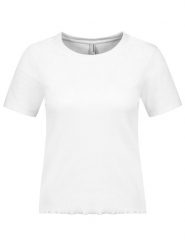 Eight2Nine Koszulka w kolorze białym rozmiar: XL. Białe bluzki Eight2Nine, xl, bez wzorów, prążkowane, bez kołnierzyka, bez ramiączek. Za 52.92 zł.