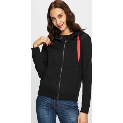Armani Exchange - Bluza. Czarne bluzy Armani Exchange, l, bez wzorów, z bawełny, z kapturem. W wyprzedaży za 359.90 zł.