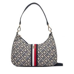 Torebka Tommy Hilfiger. Niebieskie torebki klasyczne TOMMY HILFIGER, bez wzorów, bez dodatków. Za 529.99 zł.