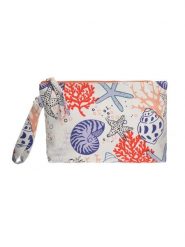 BLE Kosmetyczka w kolorze białym ze wzorem - 25 x 17 x 5 cm rozmiar: onesize. Białe kufry i kosmetyczki BLE, bez wzorów, z materiału, bez dodatków. Za 29.05 zł.