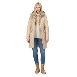 Kurtka Parka Ocieplana Przeciwdeszczowa Damska Romine. Brązowe parki Regatta, l, z materiału, eleganckie, z kapturem. Za 135.99 zł.