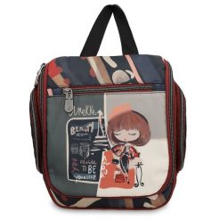 Brązowa Damska Kosmetyczka Anekke. Brązowe kufry i kosmetyczki Anekke, bez wzorów, bez dodatków. Za 139.00 zł.