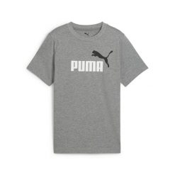 Młodzieżowa koszulka Essentials Colour z logo No.1 PUMA. Szara bluzki Puma, m, bez wzorów, z gumy, młodzieżowe, bez kołnierzyka, bez ramiączek. Za 79.00 zł.