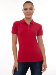 SIR RAYMOND TAILOR Koszulka polo "Angie" w kolorze czerwonym rozmiar: XL. Czerwone koszulki polo Sir Raymond Tailor, xl, bez wzorów, z bawełny, bez kołnierzyka, bez ramiączek. Za 122.67 zł.