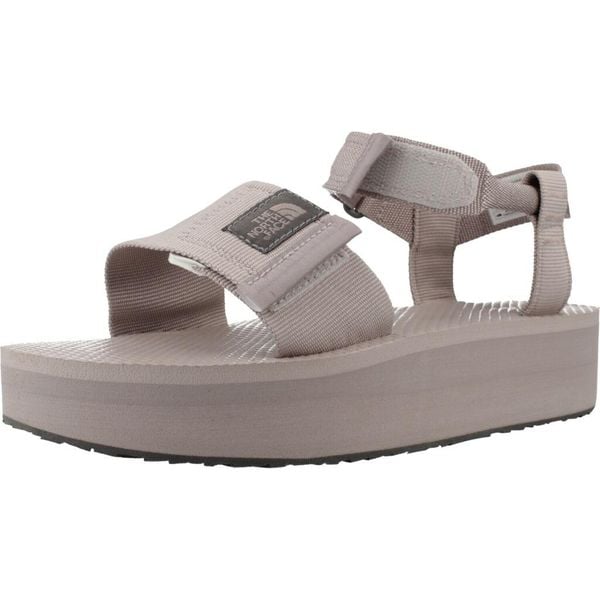 Sandały THE NORTH FACE W SKEENA PLATFORM MOON Szary. Szare sandały The North Face, bez wzorów, z tkaniny, bez obcasa, bez zapięcia. Za 257.99 zł.