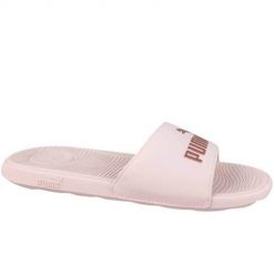 Klapki damskie Puma Cool Cat 2.0. Czerwone klapki Puma, bez wzorów, z gumy, bez obcasa. Za 219.99 zł.