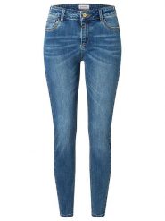 Timezone Dżinsy "Aleena" - Slim fit - w kolorze niebieskim rozmiar: W25/L30. Niebieskie jeansy Timezone, l, z aplikacjami. Za 88.02 zł.