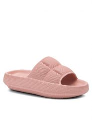 Bassano Klapki WR22-0520-01 EO Różowy. Czerwone klapki Bassano, bez wzorów, z tworzywa sztucznego, bez obcasa. Za 39.99 zł.