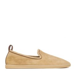 Lordsy GINO ROSSI. Brązowe lordsy Gino Rossi, bez wzorów, bez obcasa, bez zapięcia. Za 279.99 zł.