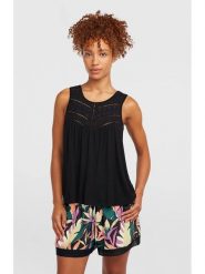 O'Neill Bluzka "Essentials Tokeena" w kolorze czarnym rozmiar: XL. Czarne koszulki sportowe O'Neill, bez wzorów, z wiskozy, bez ramiączek. Za 118.28 zł.