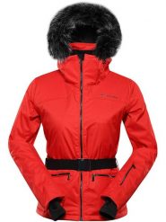 Alpine Pro Kurtka narciarska "Olada" w kolorze czerwonym rozmiar: XL. Czerwone kurtki narciarskie Alpine Pro, m, bez wzorów, z tkaniny, bez kaptura, narciarskie. Za 959.95 zł.