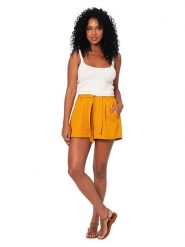 Aller Simplement Szorty w kolorze żółtym rozmiar: 34/36. Żółte szorty Aller Simplement, bez wzorów, klasyczne, z podwyższonym stanem. Za 78.99 zł.