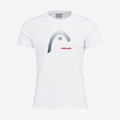 T-shirt damski Club Lara. Białe t-shirty Head, xl, bez wzorów, z bawełny, bez kołnierzyka, bez ramiączek. W wyprzedaży za 101.50 zł.