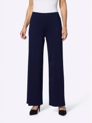 WITT WEIDEN Spodnie w kolorze granatowym rozmiar: 21. Niebieskie spodnie materiałowe WITT WEIDEN, bez wzorów, z materiału, z podwyższonym stanem. Za 60.99 zł.