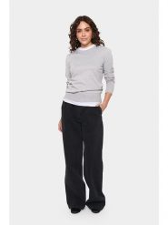 SAINT TROPEZ Sweter "Mila" w kolorze szarym rozmiar: M. Szare swetry Saint Tropez, m, bez wzorów, bez ramiączek. Za 117.45 zł.