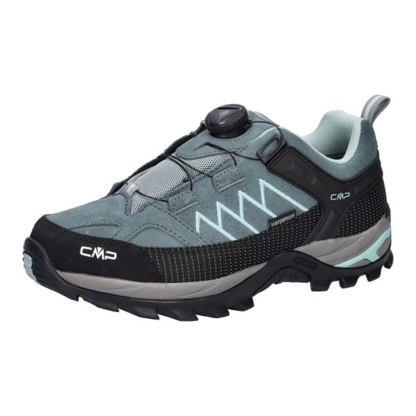 Damskie buty trekkingowe CMP Rigel Fitgo WP Low. Niebieskie trekkingi CMP, z gumy, trekkingowe. Za 469.99 zł.
