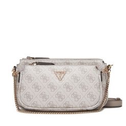 Torebka Guess. Brązowe listonoszki Guess, z aplikacjami, bez dodatków. Za 469.99 zł.
