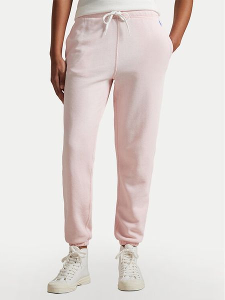 Polo Ralph Lauren Spodnie dresowe 211935585018 Różowy Regular Fit. Czerwone spodnie dresowe Polo Ralph Lauren, xxl, bez wzorów, z bawełny. Za 379.99 zł.