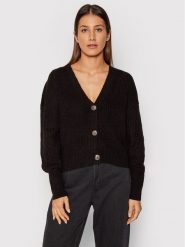 Vero Moda Kardigan Lea 10249632 Czarny Relaxed Fit. Czarne kardigany Vero Moda, s, bez wzorów, z syntetyku. Za 79.99 zł.