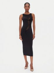 Wolford Sukienka koktajlowa Satin Sheer 57176 Czarny Slim Fit. Czarne sukienki Wolford, m, bez wzorów, z syntetyku, wizytowe, bez kołnierzyka, bez ramiączek. Za 909.99 zł.